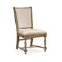Distressed Country Medium Driftwood Side Chair