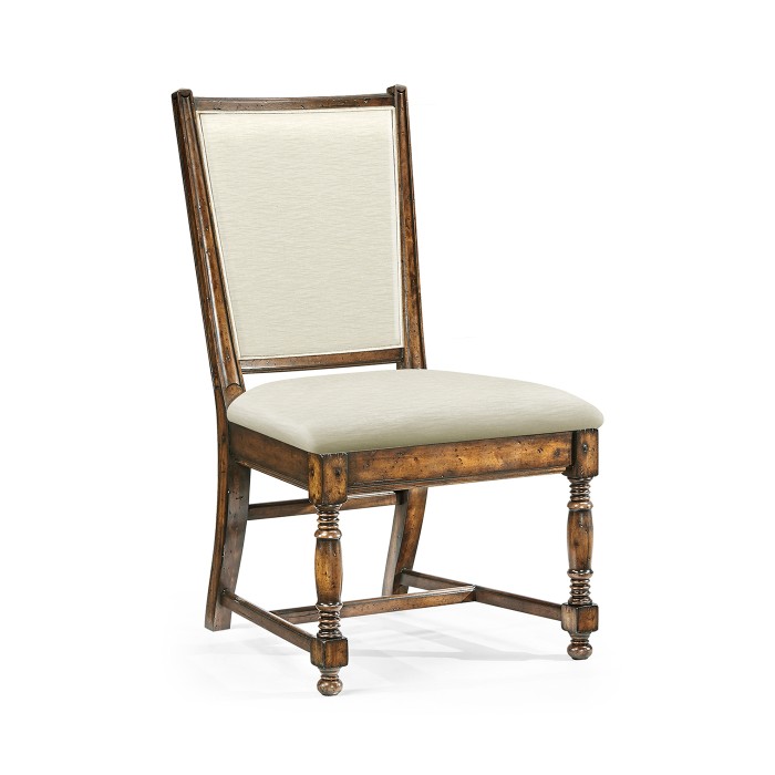 Distressed Country Golden Ale Side Chair