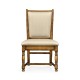 Distressed Light Brown Chestnut Country Side Chair