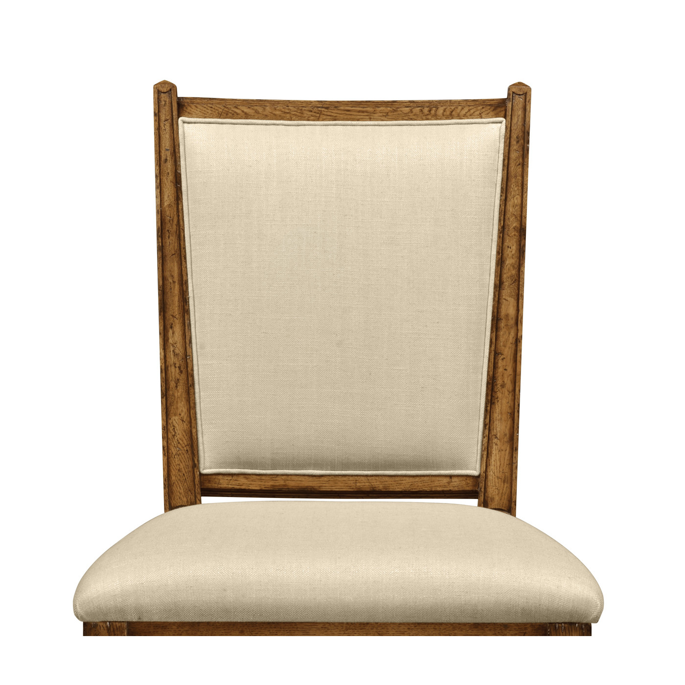 Distressed Light Brown Chestnut Country Side Chair