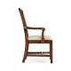 Buckingham Chippendale Antique Mahogany Arm Chair
