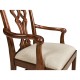 Buckingham Chippendale Antique Mahogany Arm Chair