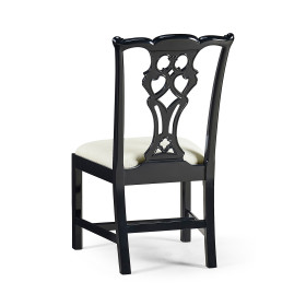 Spark Chippendale Black Side Chair