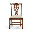 Buckingham Chippendale Antique Mahogany Side Chair