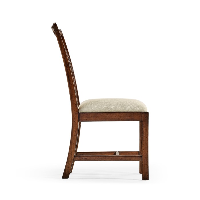 Buckingham Chippendale Antique Mahogany Side Chair