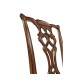 Buckingham Chippendale Antique Mahogany Side Chair