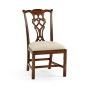 Buckingham Chippendale Antique Mahogany Side Chair