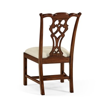 Buckingham Chippendale Antique Mahogany Side Chair