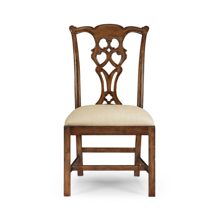 Windsor Chippendale Walnut Side Chair