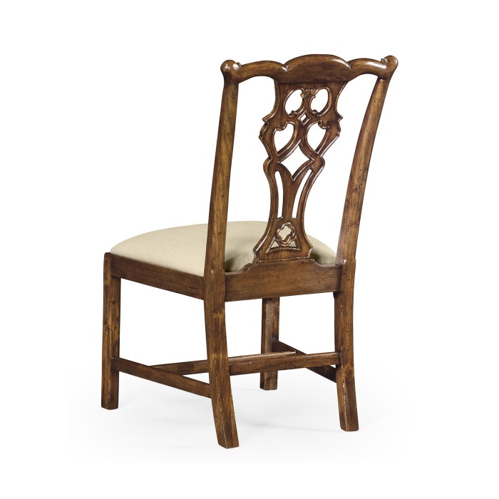 Windsor Chippendale Walnut Side Chair