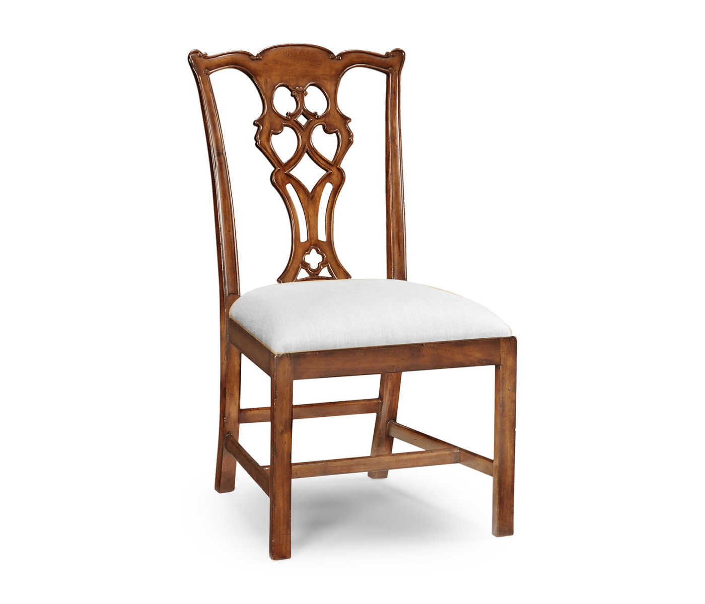 Windsor Chippendale Walnut Side Chair