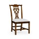 Windsor Chippendale Walnut Side Chair