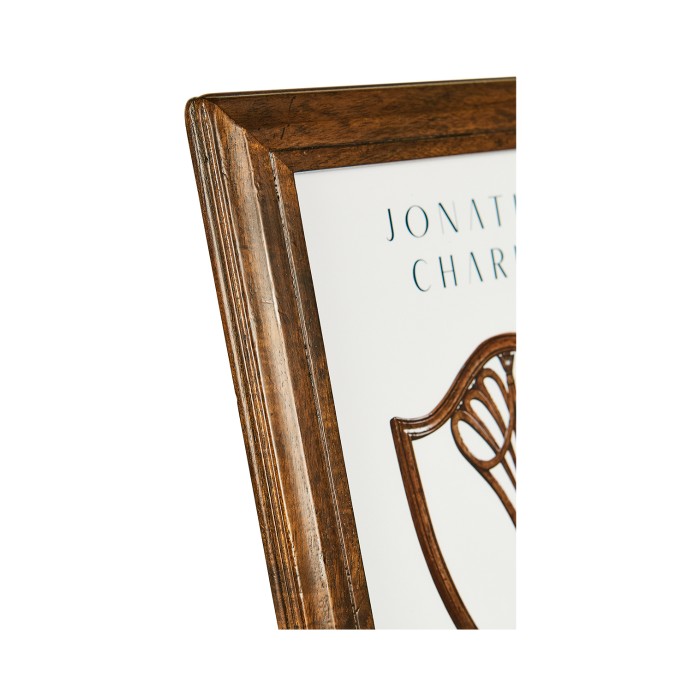 Concave Moulding Walnut Picture Frame (8