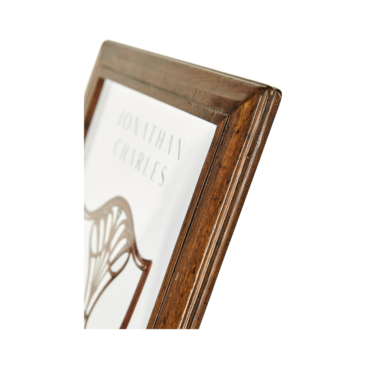 Concave Moulding Walnut Picture Frame (8