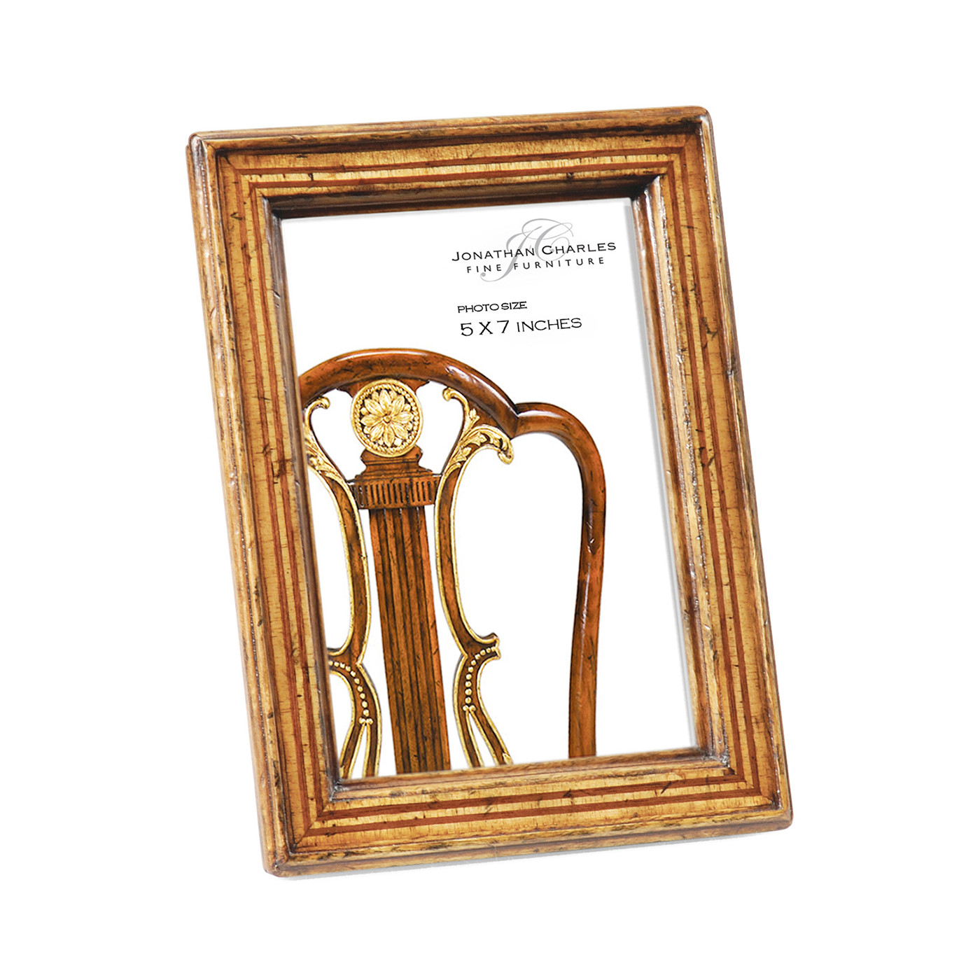 Satinwood Ribbed Picture Frame (5