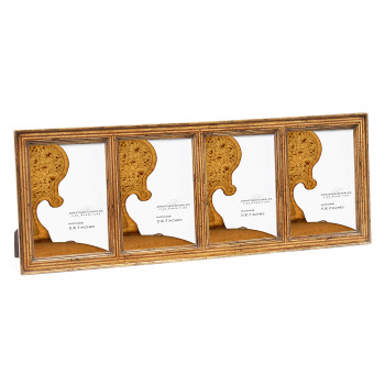 Satinwood Ribbed Picture Frame (5