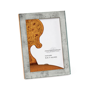 Silver Églomisé Picture Frame (5