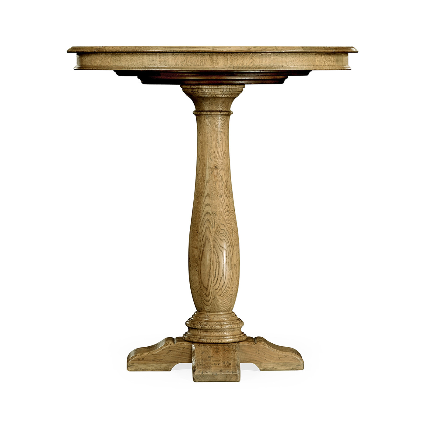 Round Natural Oak Bar Table 36