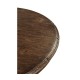 Round Dark Oak Bar Table 36