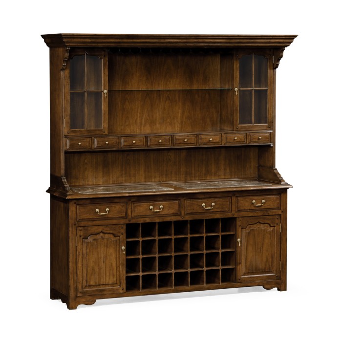 Walnut Dresser for Drinks Storage