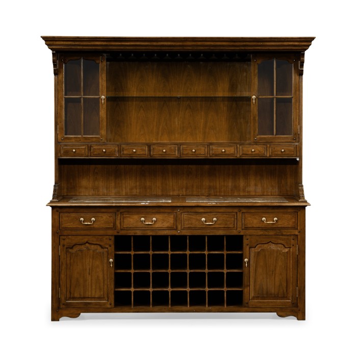 Walnut Dresser for Drinks Storage