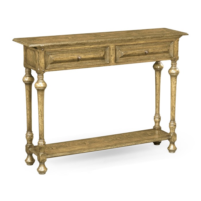 Elizabethan Style Natural Oak Console