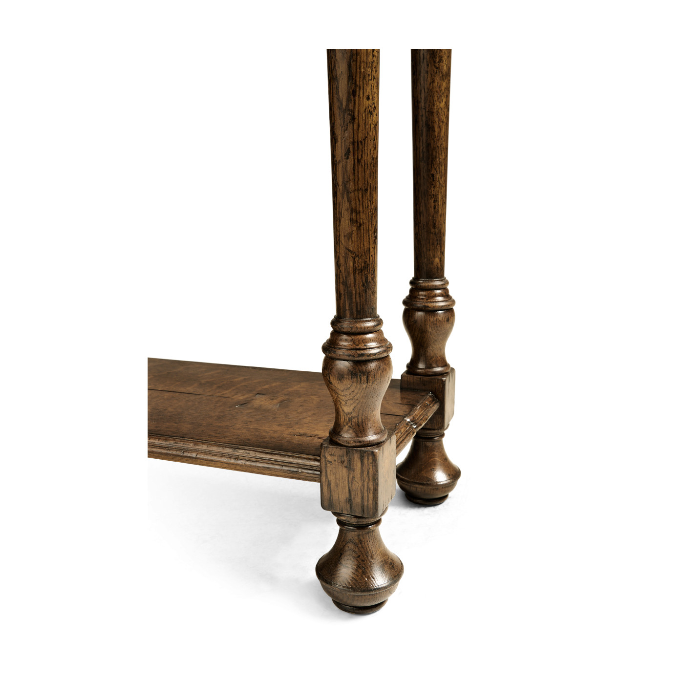 Small Elizabethan Style Dark Oak Console