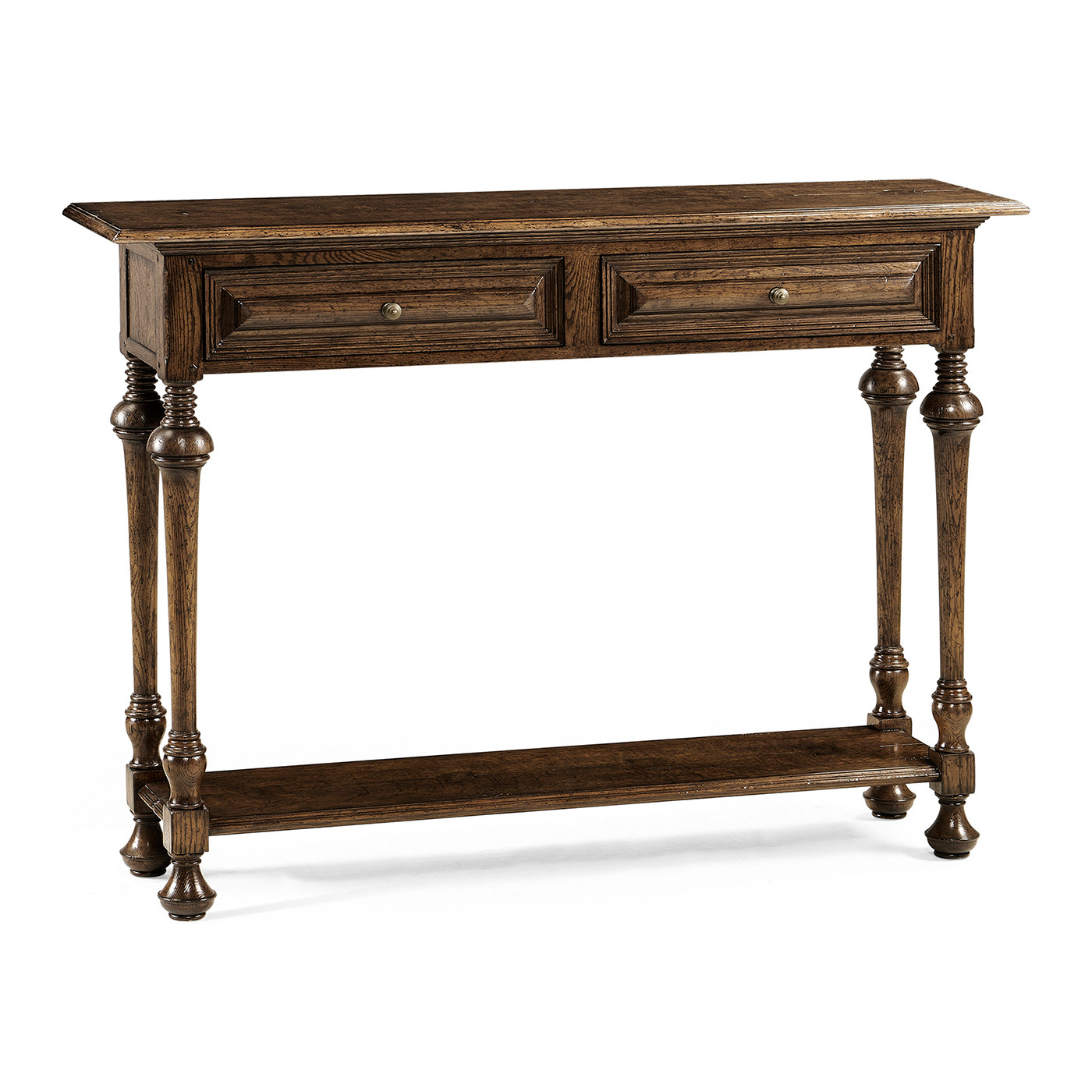Small Elizabethan Style Dark Oak Console