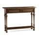 Small Elizabethan Style Dark Oak Console