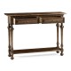 Small Elizabethan Style Dark Oak Console