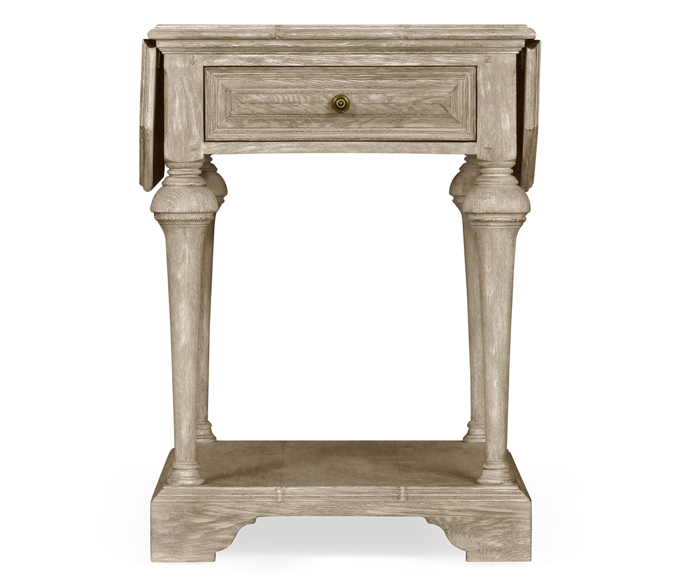 Elizabethan Style Grey Oak Pembroke Table