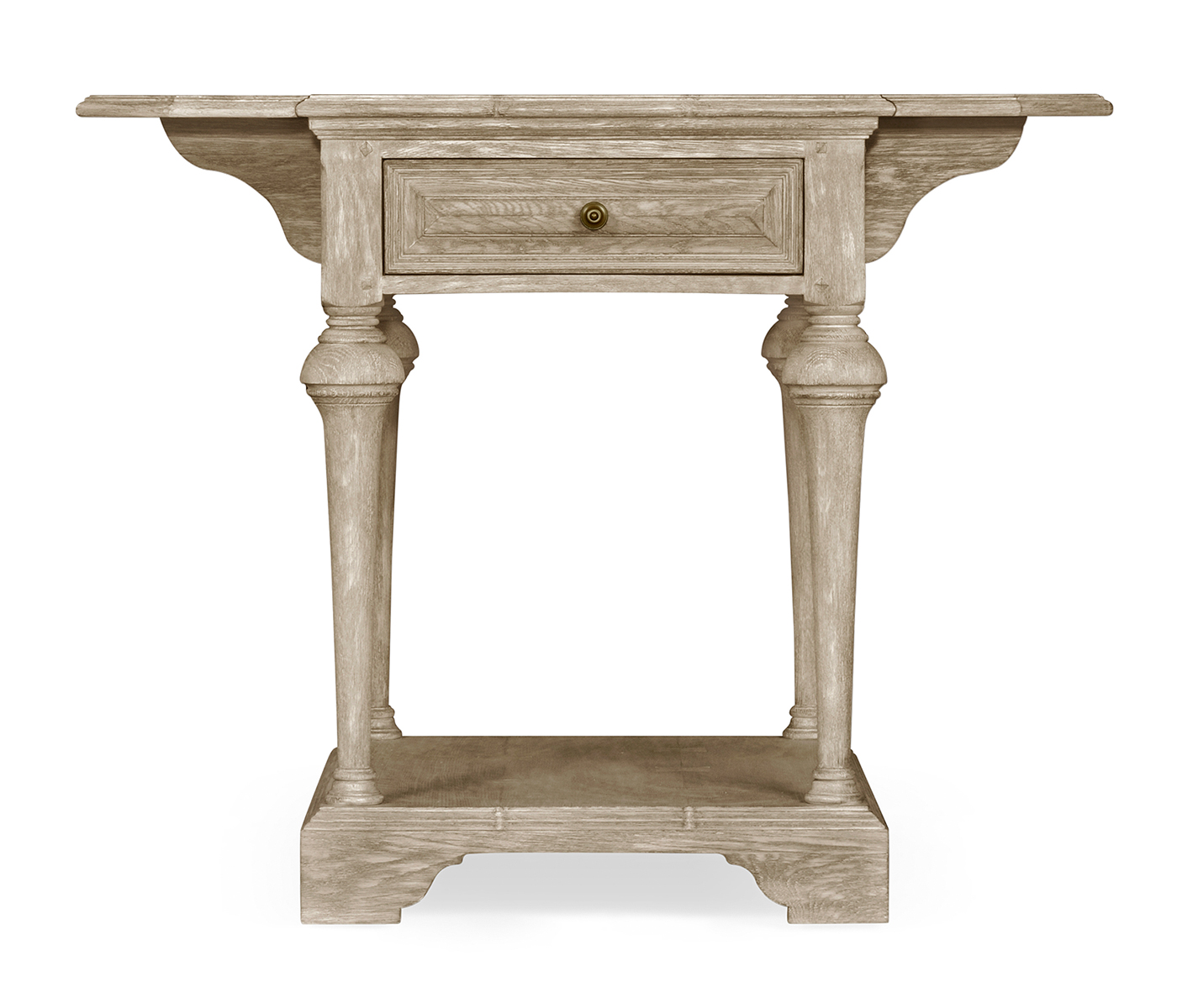 Elizabethan Style Grey Oak Pembroke Table