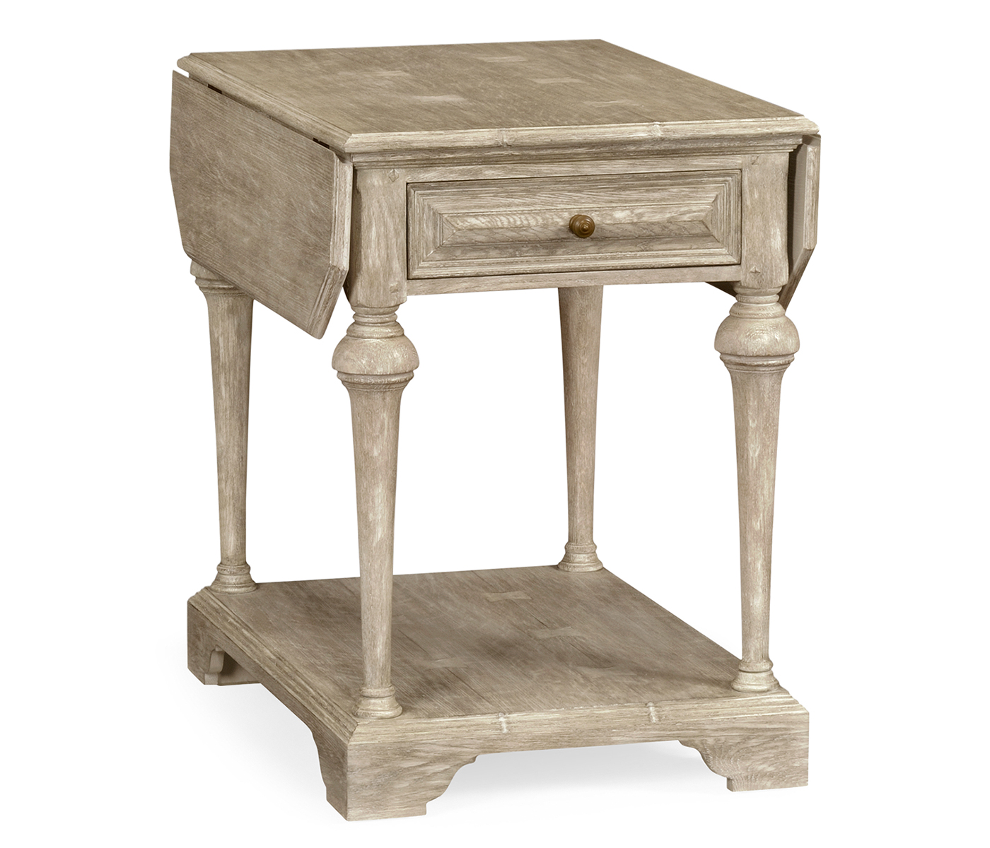 Elizabethan Style Grey Oak Pembroke Table