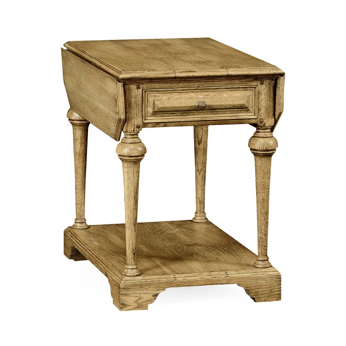 Elizabethan Style Natural Oak Pembroke Table