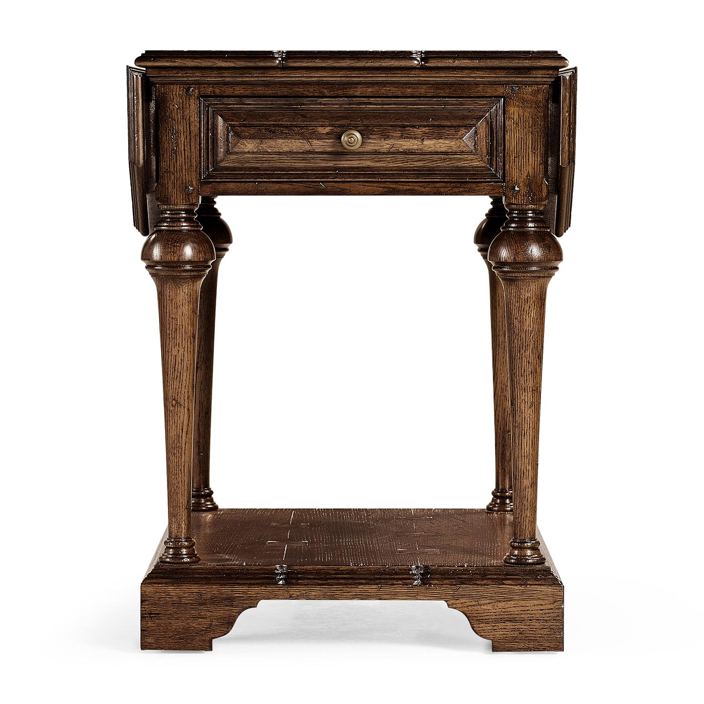 Elizabethan Style Dark Oak Pembroke Table