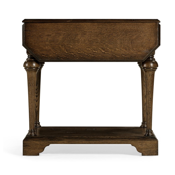 Elizabethan Style Dark Oak Pembroke Table