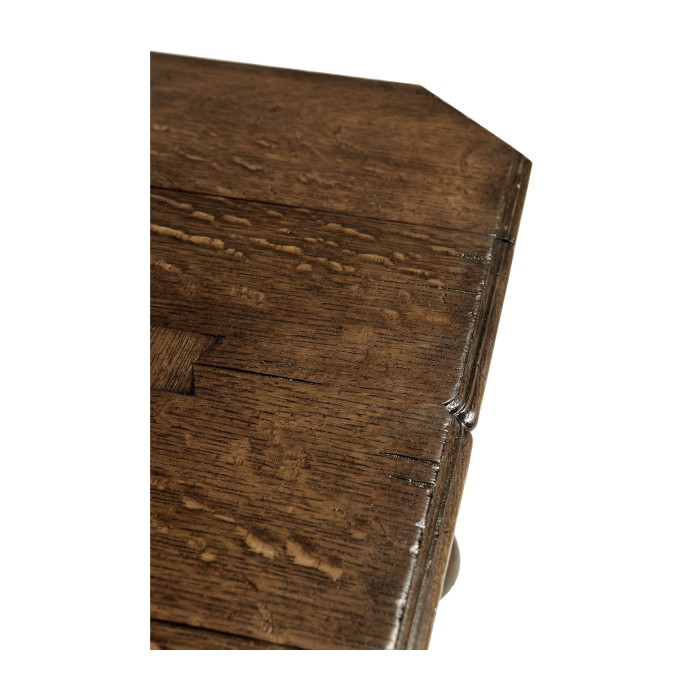 Elizabethan Style Dark Oak Pembroke Table