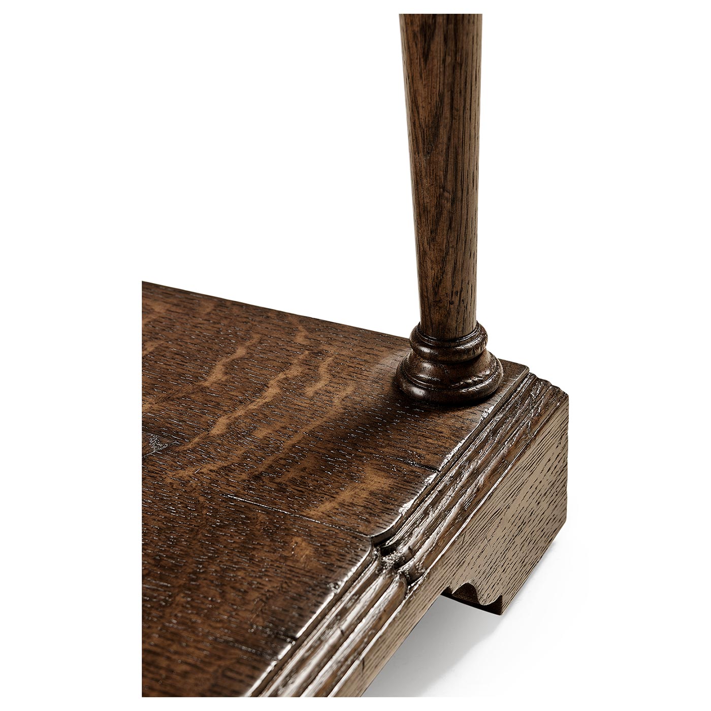 Elizabethan Style Dark Oak Pembroke Table