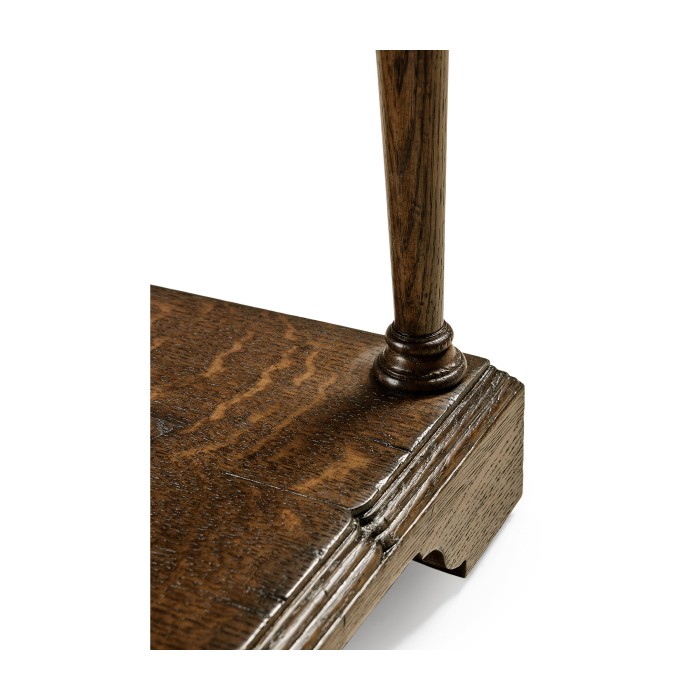 Elizabethan Style Dark Oak Pembroke Table