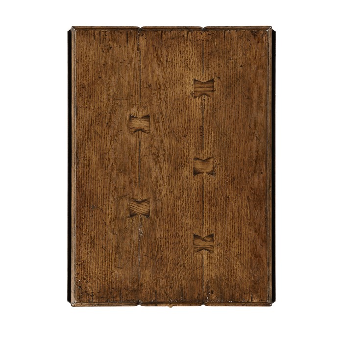Elizabethan Style Brown Oak Pembroke Table