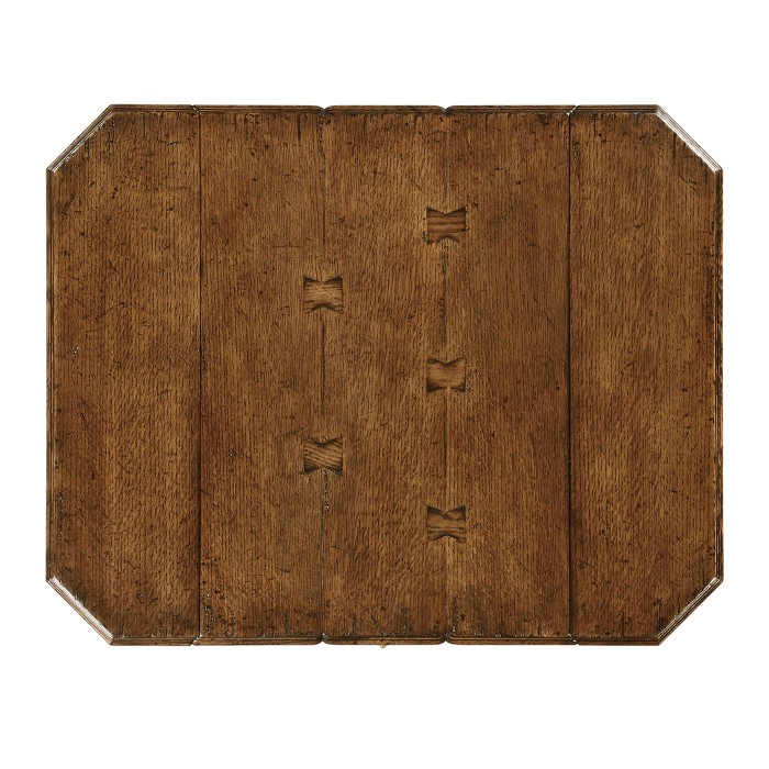 Elizabethan Style Brown Oak Pembroke Table