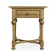 Elizabethan Style Natural Oak Square Side Table