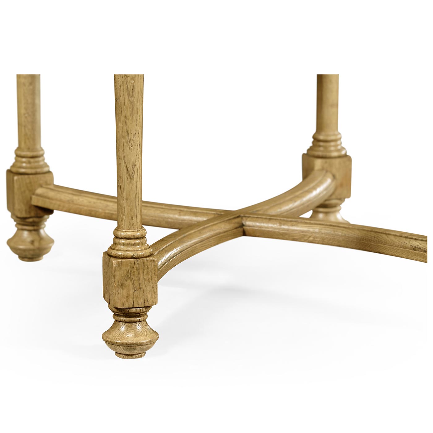 Elizabethan Style Natural Oak Square Side Table