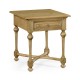 Elizabethan Style Natural Oak Square Side Table