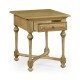 Elizabethan Style Natural Oak Square Side Table