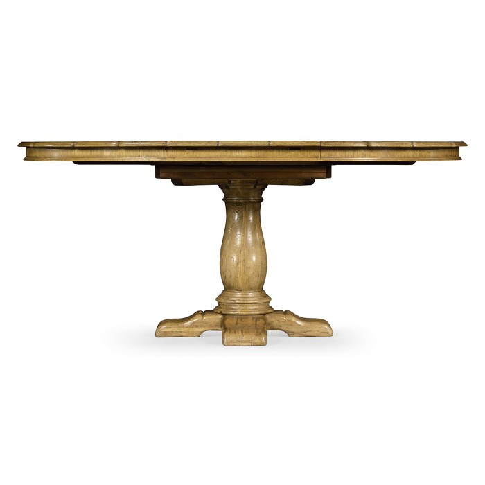 Extending Natural Oak Country Table 48