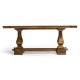 Figured Walnut Refectory Style Coffee Table