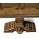 Figured Walnut Refectory Style Coffee Table