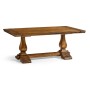 Figured Walnut Refectory Style Coffee Table