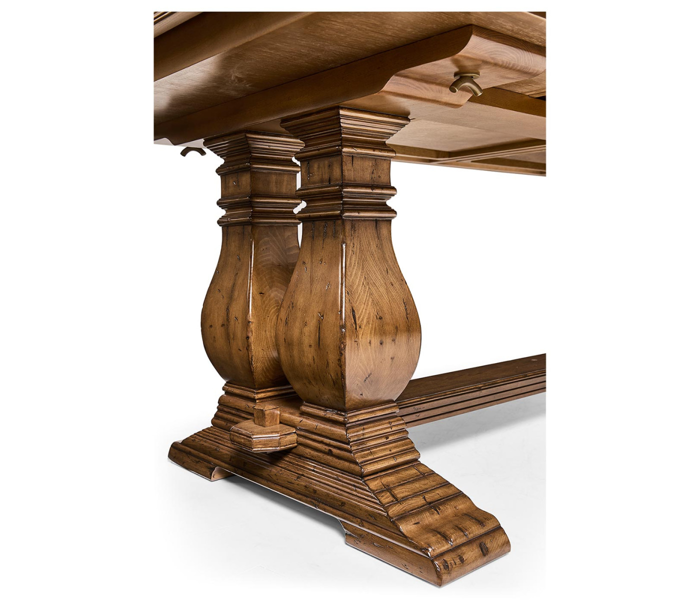 Figured Walnut Large Extending Refectory Table